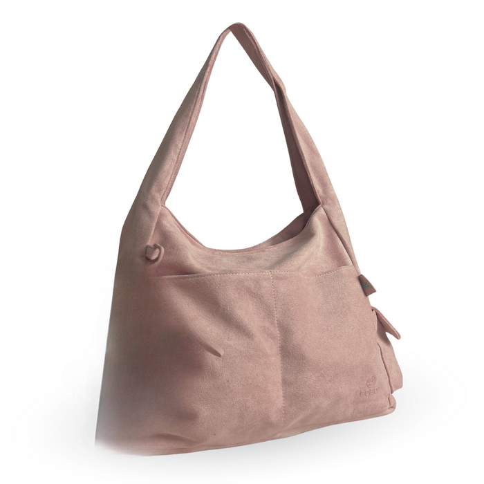 8921# Suede Handbag & Crossbody Bag – Soft Casual Everyday Shoulder Tote