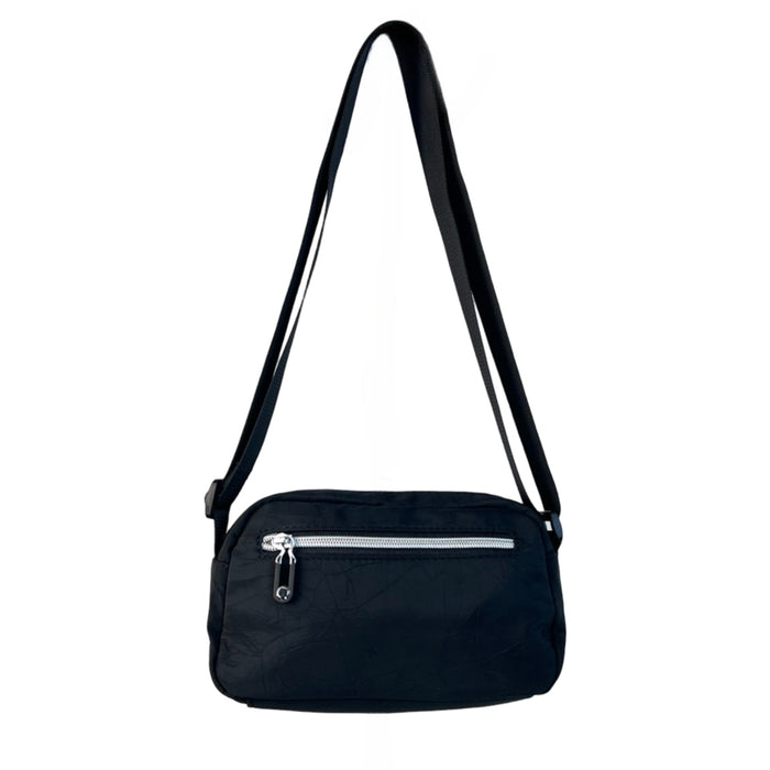 C-B 1528-1 Cross Body Bag-Black