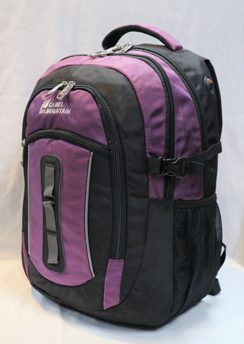 B-BT 5545 Backpack 18"-Black/Purple