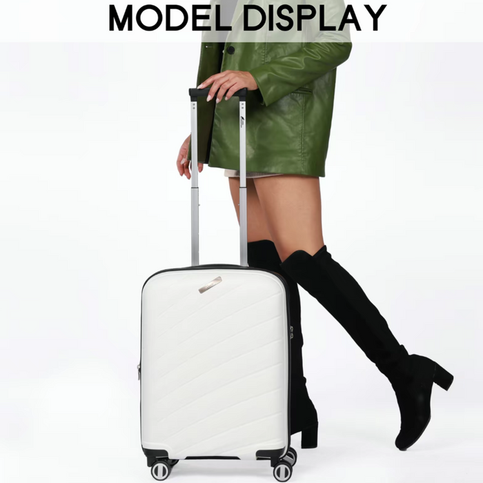 L-FY9308-20'24"28" PP Luggagge-White