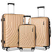 3-Piece Hardside Luggage Set (20"/24"/28") – Polycarbonate Spinner with TSA Lock
