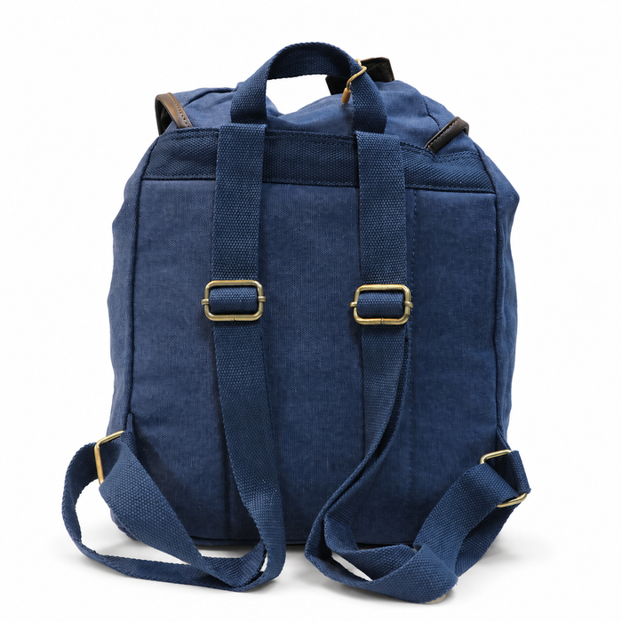 15 Inch Canvas Backpack for School and Travel