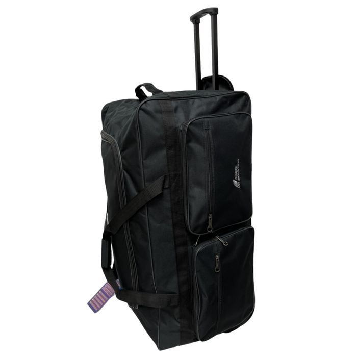 Duffel-BY 338 Duffel Bag 36" w/ Wheel-Black