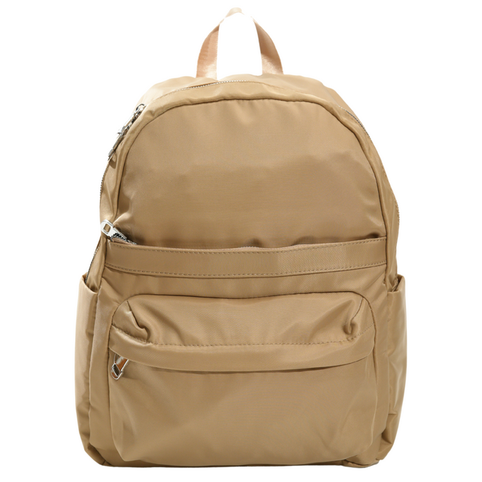 14" Backpack - School & Travel Bag - Khaki