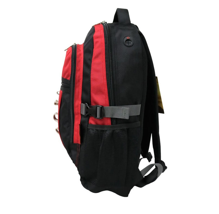 18 Inch Backpack Red School Bookbag Casual Travel Day Bag BT2002