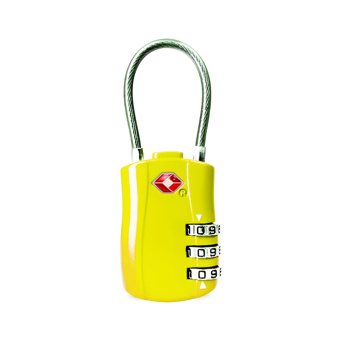 SKG 527B TSA 3-Dial Lock-Yellow