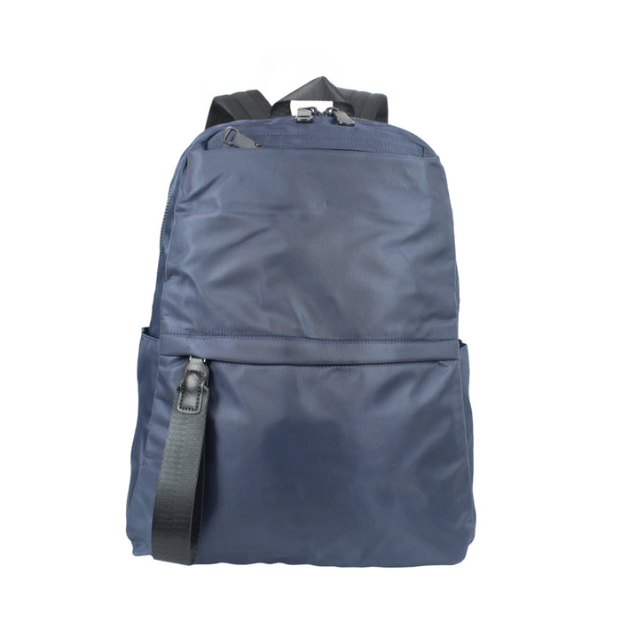 15 Inch Backpack Grey Compact School Bookbag Travel Daypack B7170