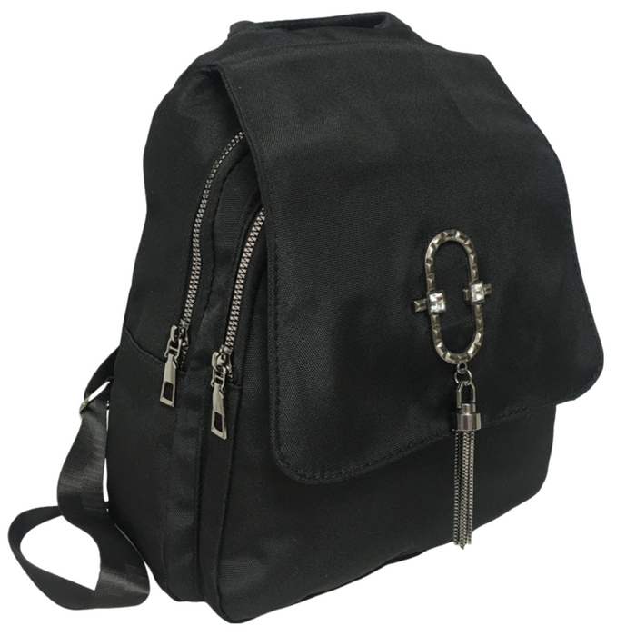 B-YJ 201-Backpack-Black