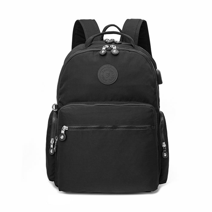 B-B 8659 Backpack-Black(USB Port) 16"