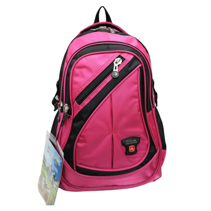 18 Inch Backpack Pink Lightweight School Bookbag Travel Daypack 7872