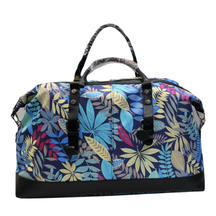Duffel-BX 885 Duffel Bag 21"-Blue Leave(-6)