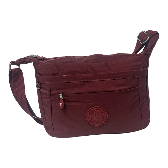 C-8087S Crossbody Bag-Dark Red