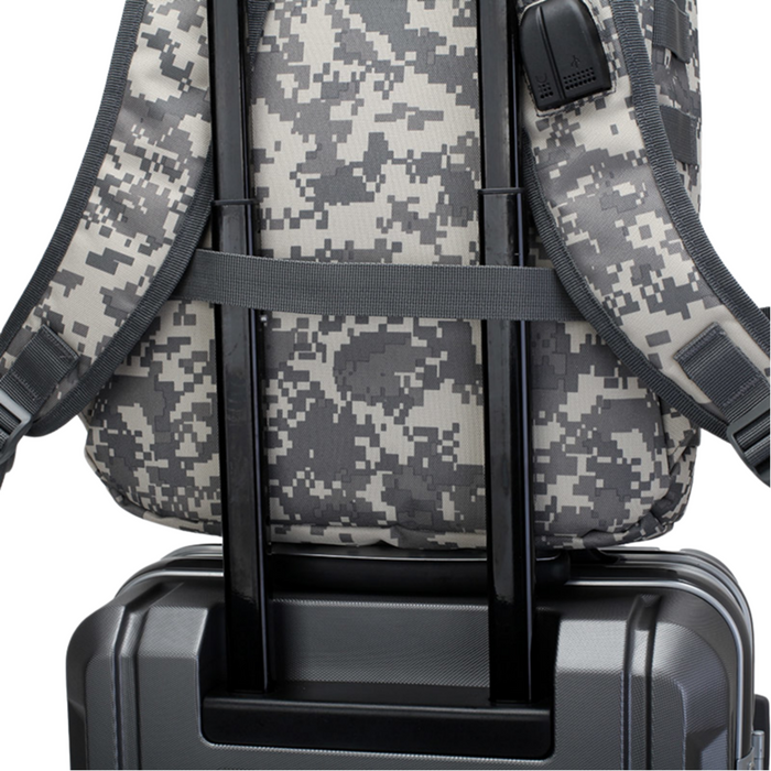 B-38058-6 Backpack Bag-Black Camou