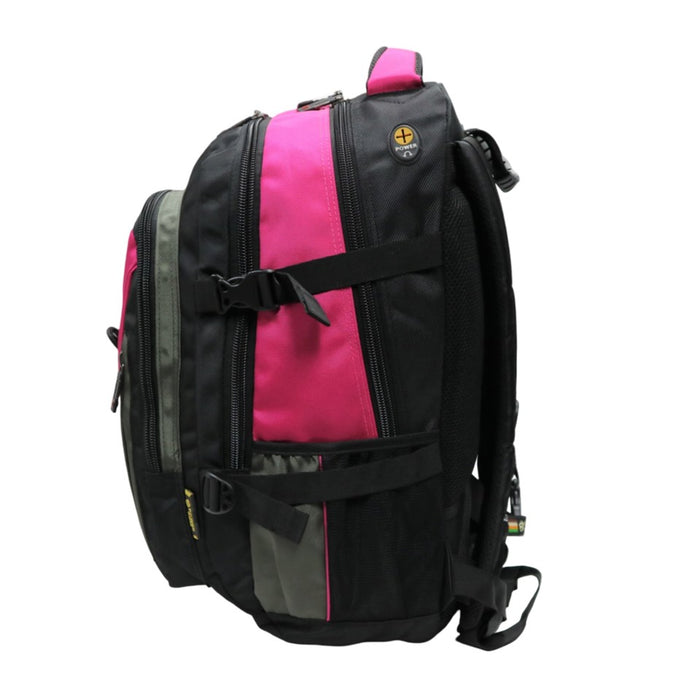 20 Inch Backpack Fuchsia School Bookbag Travel Everyday Day Pack 7906