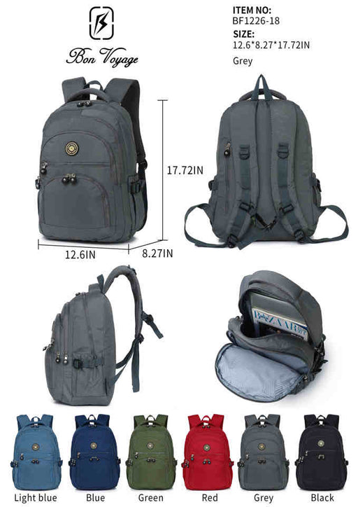 Backpack 18 Inch School Bookbag Travel Daypack BF1226