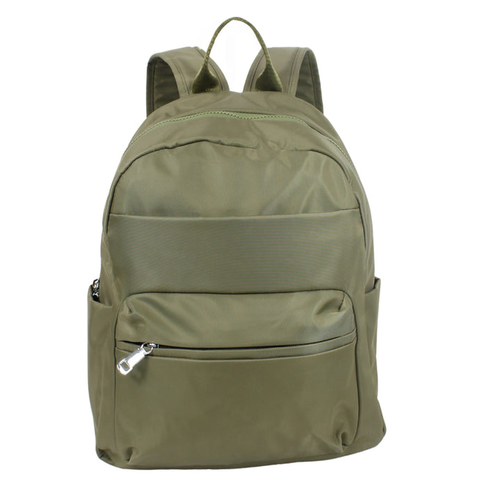 Backpack Green School Travel Bookbag Casual Daypack B13046