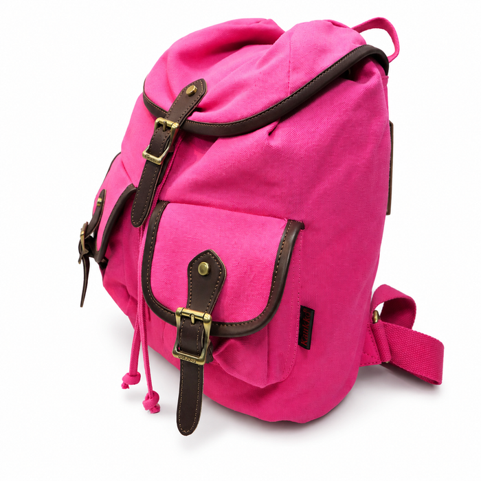 15 Inch Canvas Backpack for School and Travel