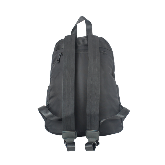 15 Inch Backpack Grey Compact School Bookbag Travel Daypack B7170