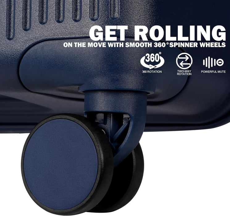 L-PP168 Luggage 20'24"28"-Blue