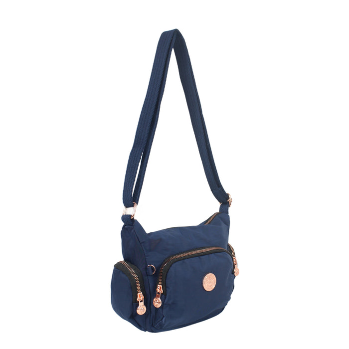 C-B 8718 Cross Body Bag-Navy