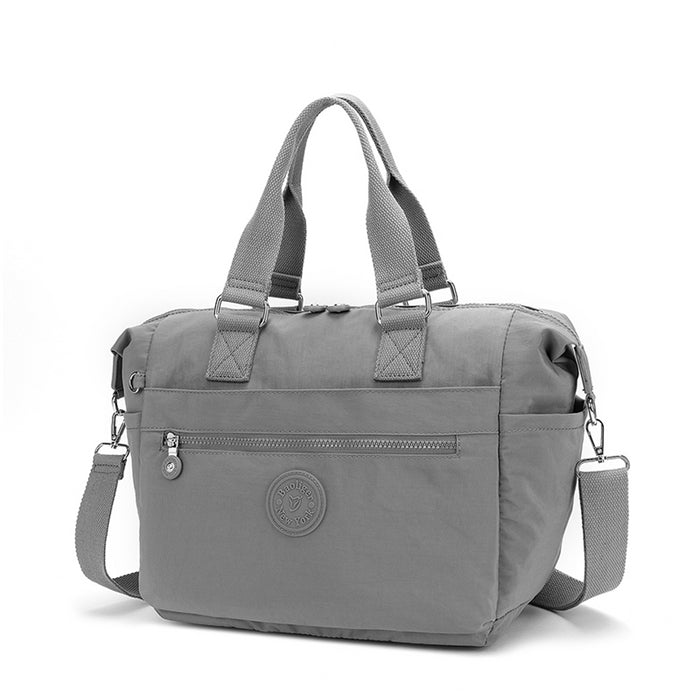 C-B 8619-Cross Body Bag-Grey 12.5'