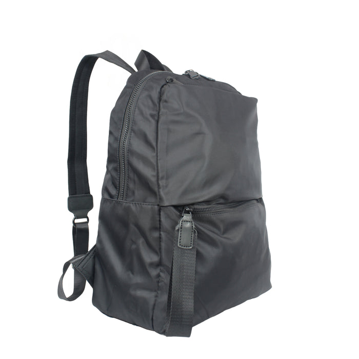15 Inch Backpack Grey Compact School Bookbag Travel Daypack B7170