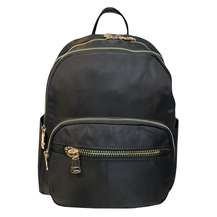 Bon Voyage USA 13.5" Backpack Black School Travel Book Bag Lightweight Daypack