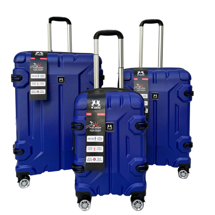 L-6819-3-pc(20'24"28") PC Luggage-Blue