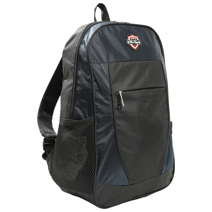 18 Inch Backpack Black School Bookbag Travel Everyday Day Pack 2440
