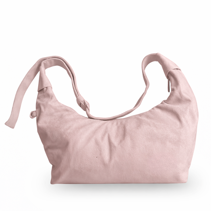 1718# BoBo Suede Crossbody Bag – Soft Shoulder Purse for Women, Everyday Casual Travel Bag