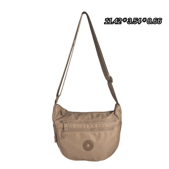 5002# Lightweight Nylon Crossbody Bag – Multi Pocket Everyday Shoulder Bag