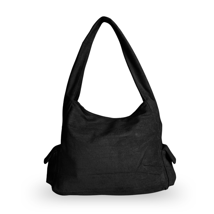 8921# Suede Handbag & Crossbody Bag – Soft Casual Everyday Shoulder Tote