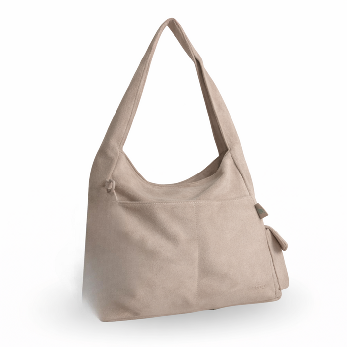 8921# Suede Handbag & Crossbody Bag – Soft Casual Everyday Shoulder Tote