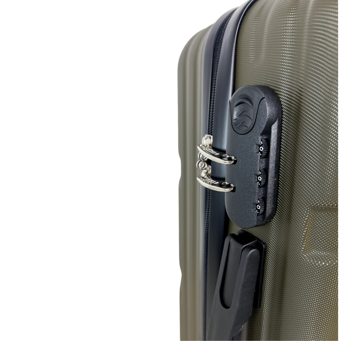 L-6822-3-pc(20'24"28") PC Luggage-Green