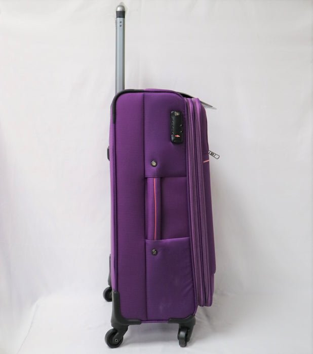 L-6651A 3-pc Luggage-Purple