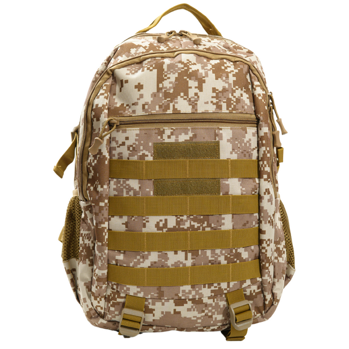 18 Inch Camouflage Backpack - Sand Camou
