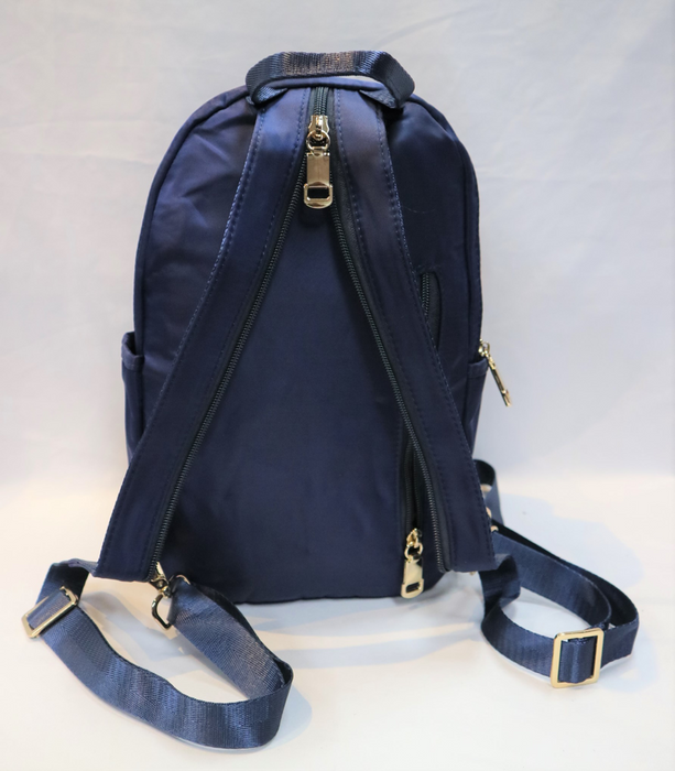 Mini Backpack Black 12 Inch Compact Bookbag Casual School Day Bag TB926