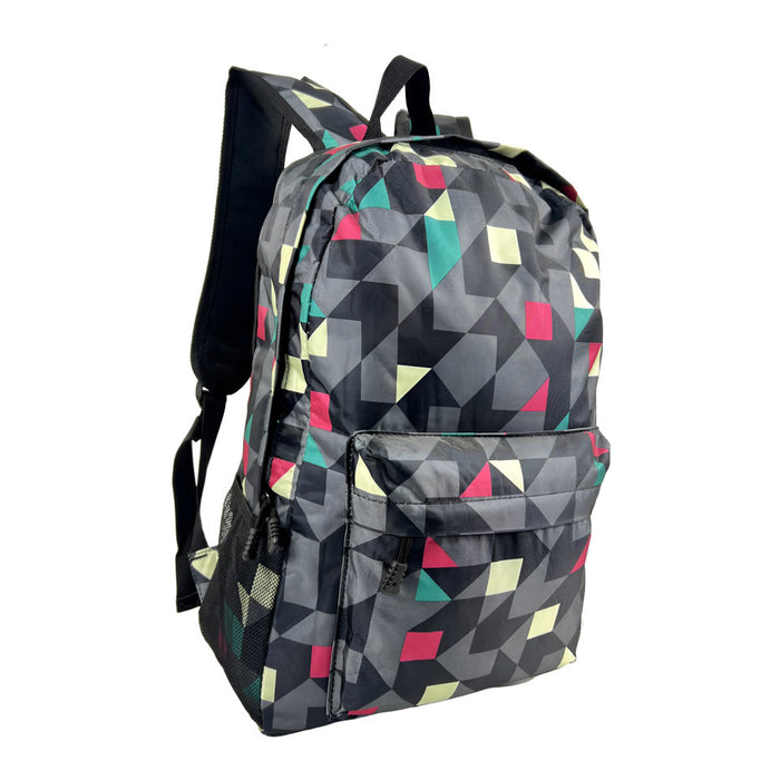 18 Inch Printed Backpack - Red Square