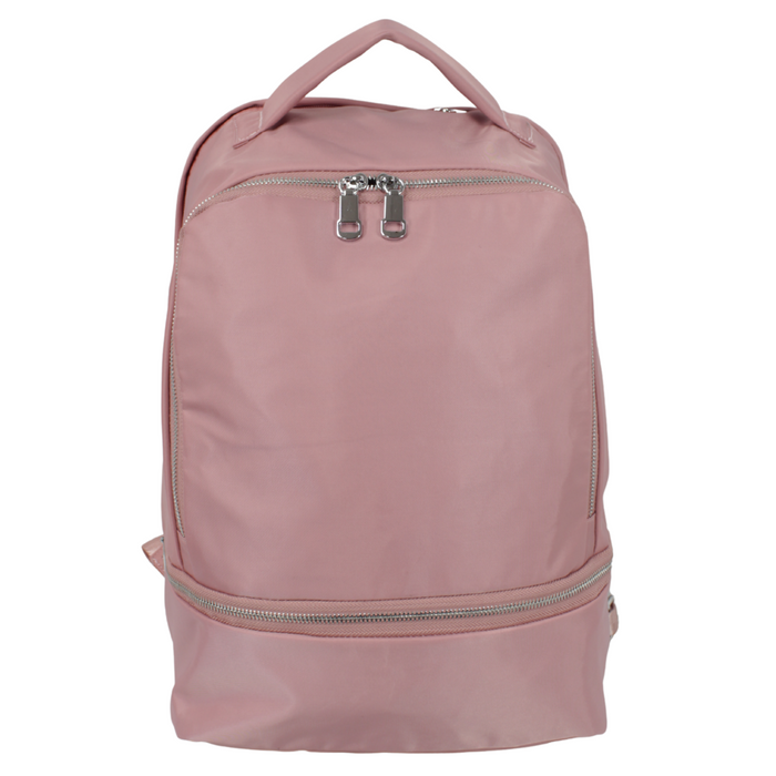16 Inch Backpack Pink School Bookbag Commuter Travel Daypack BA7102
