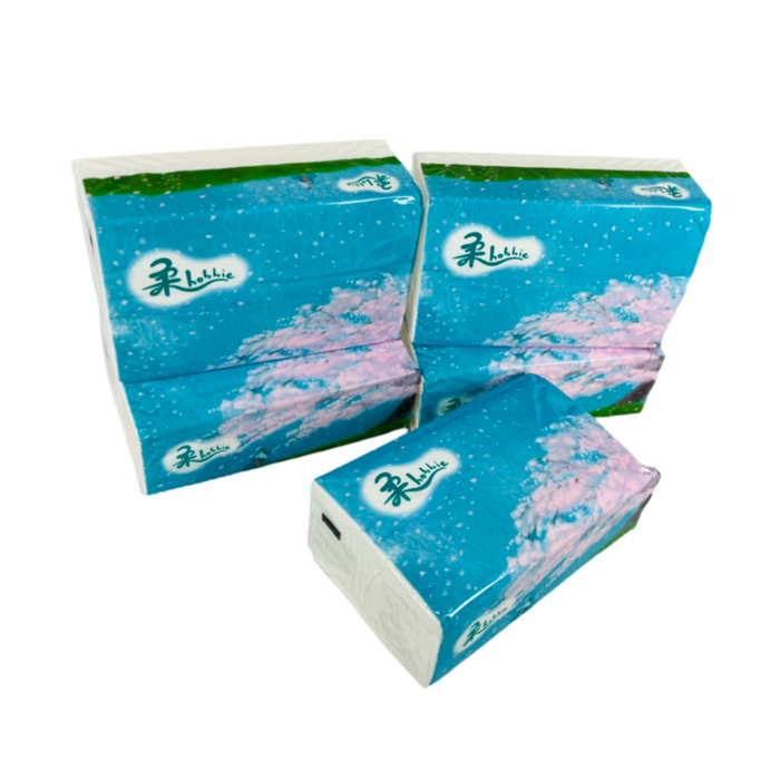 Tissue-H02-Hobbie Facial Tissue- 4 ply-100 Bags