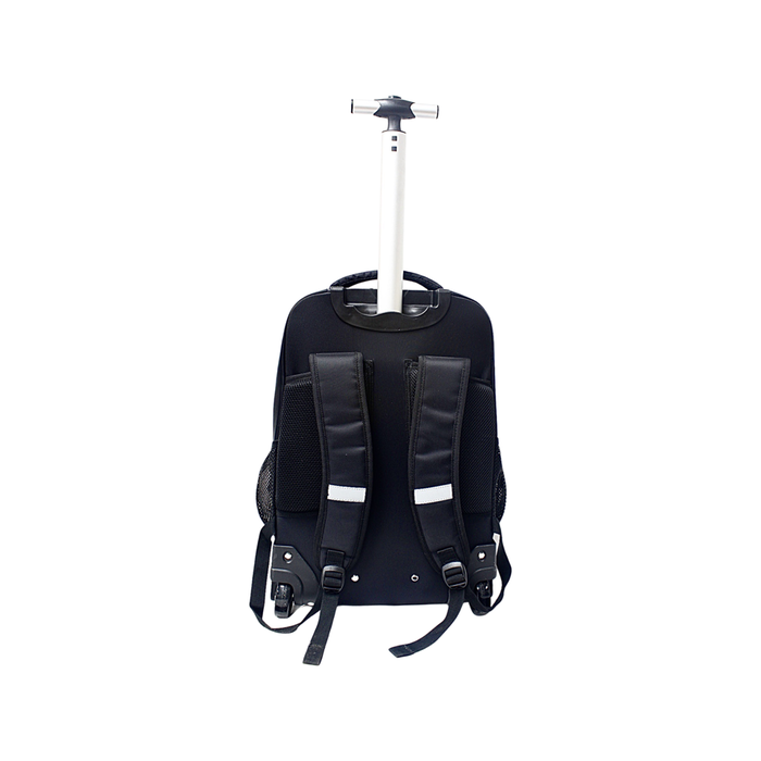 B-1932-19" Backpack With Wheel-Black