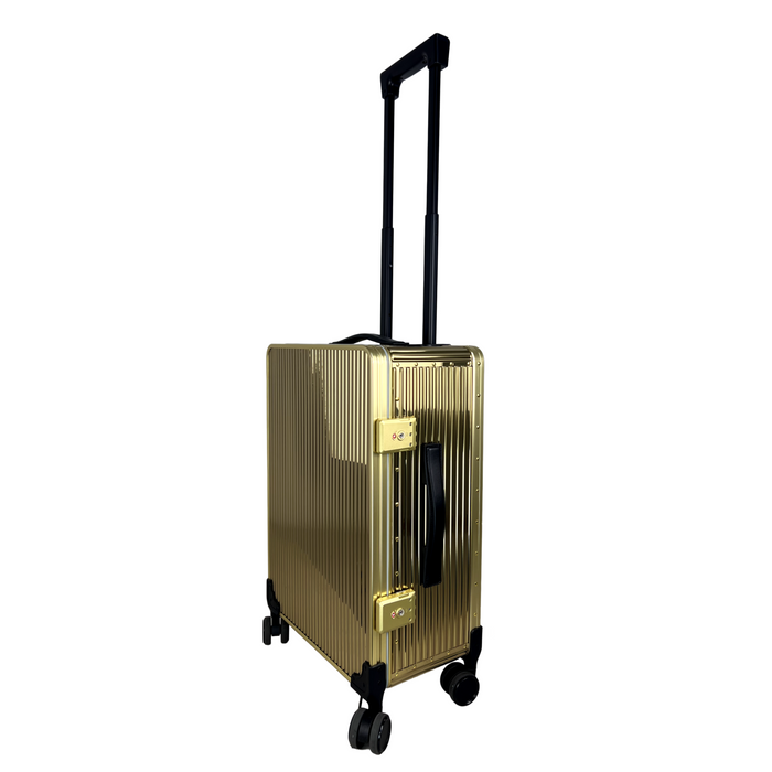 L-016-7 20" Titanium Steel Luggage-Gold