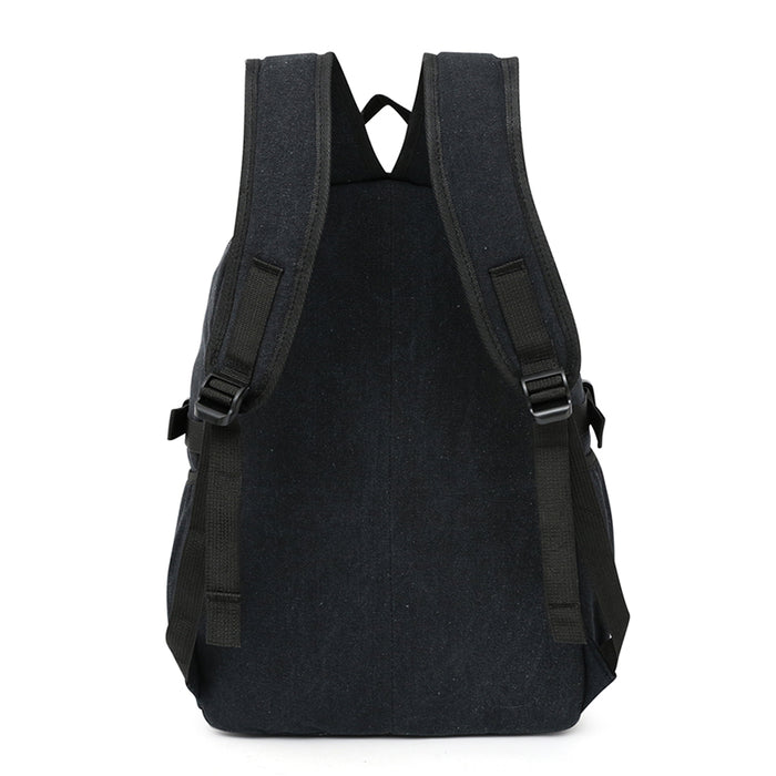 B-BQ 6106 Canvas Backpack-Black