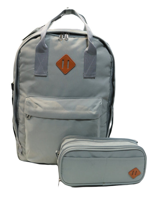 B-2678 Backpack 16.5"-Light Grey