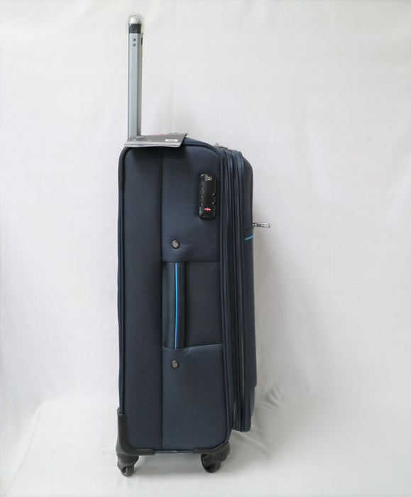 L-6651A 3-pc Luggage-Deep Blue