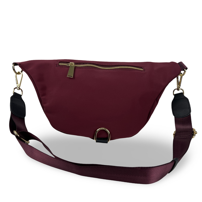 Waist Bag Red Belt Bag Fanny Pack Travel Hands Free Sling B17061