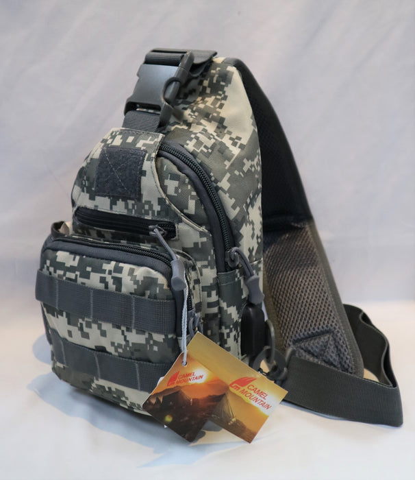 C-36056-3 Waist Bag-Grey Camou