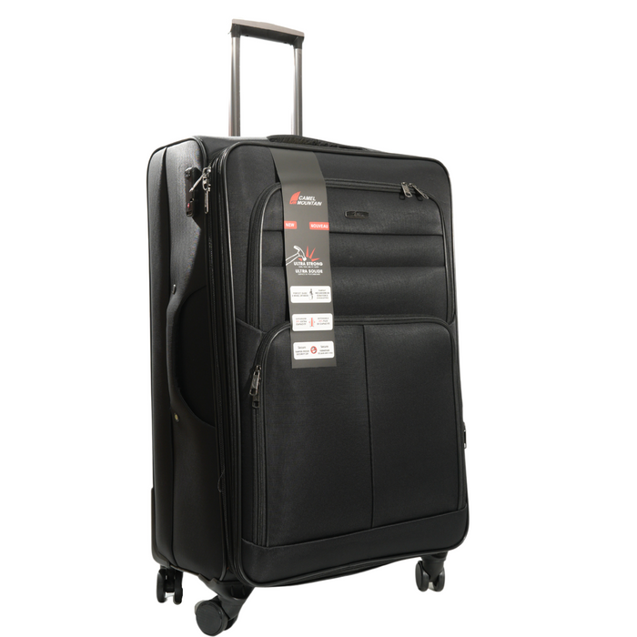 L-9122-4 pcs Luggage 20'25"28"32"TSA Lock -Black