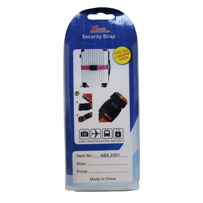 LS-ABA 3301 Luggage Strap-Brown Multi