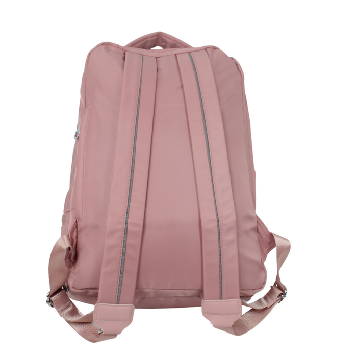 16 Inch Backpack Pink School Bookbag Commuter Travel Daypack BA7102